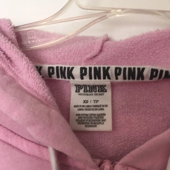 PINK Zip Up Hoodie - Picture 3 of 3